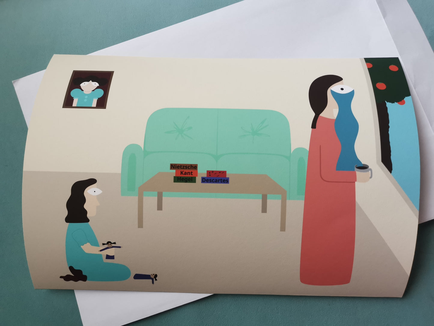 The orange tree print